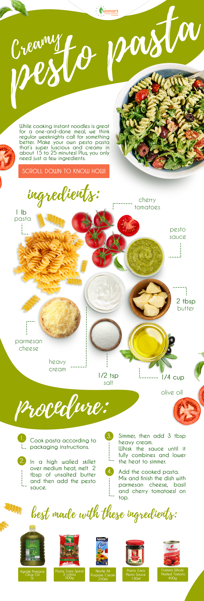 Creamy Pesto Pasta