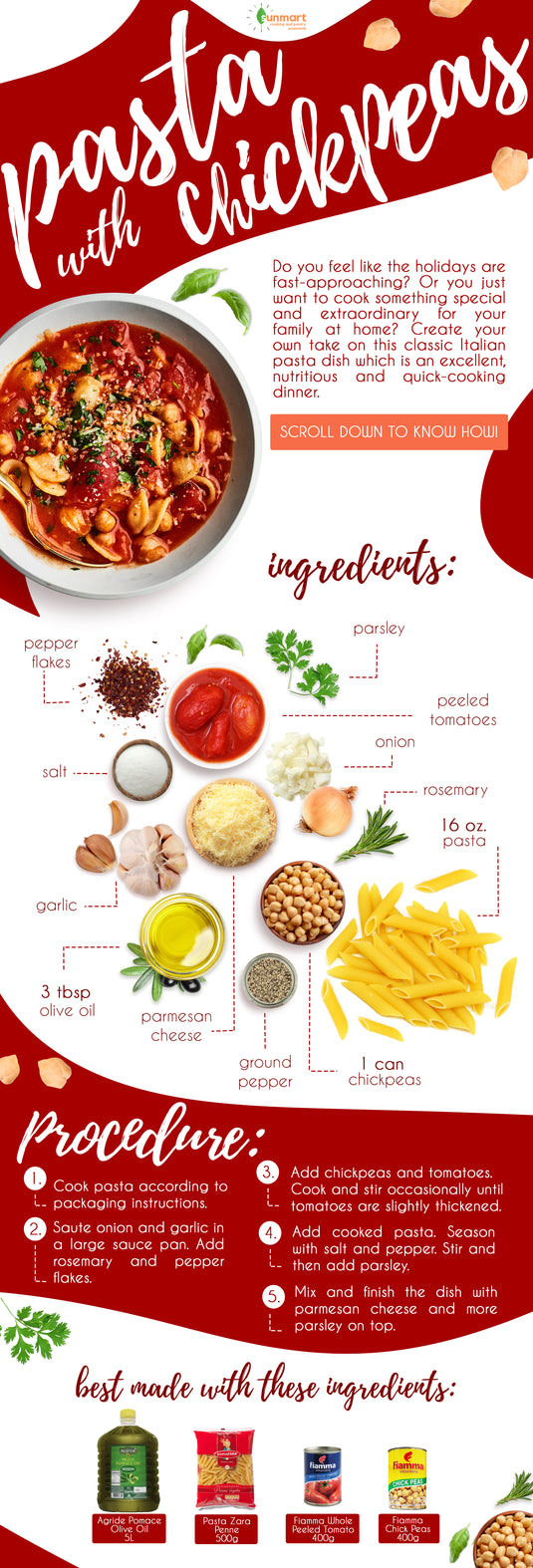 Pasta with Chickpeas
