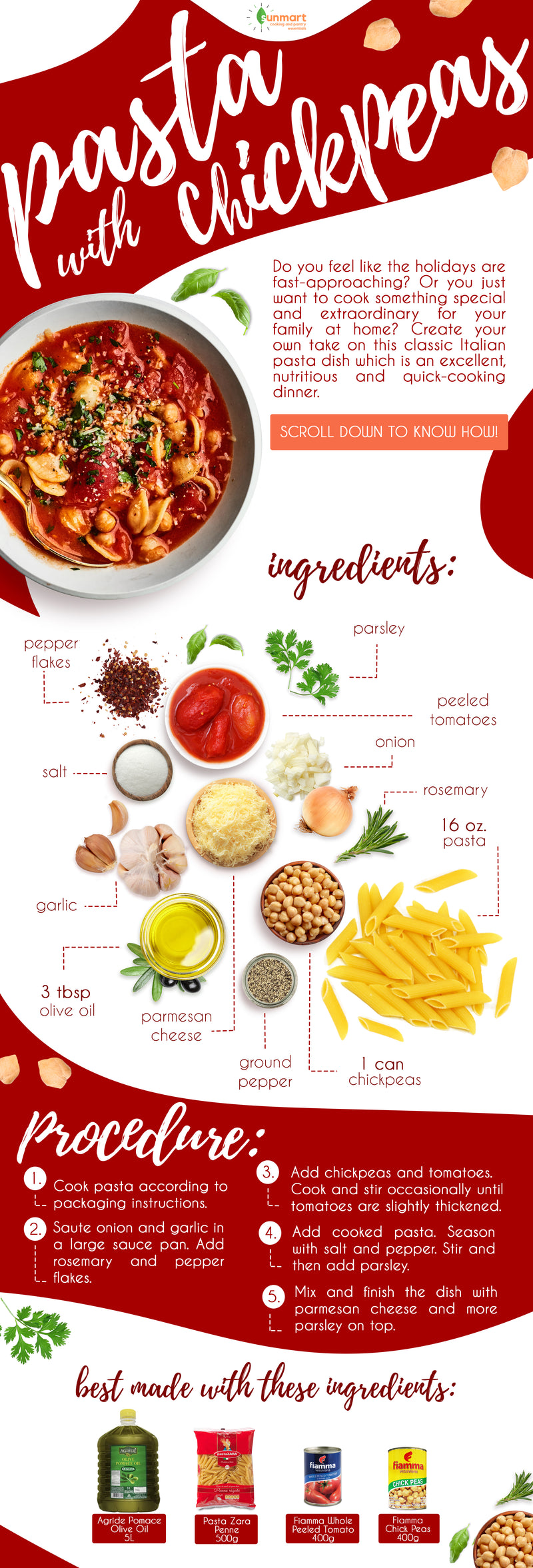 Pasta with Chickpeas