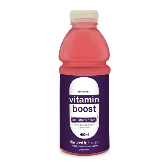 Vitamin Boost Anti-Stress Boost Grape Vitamin Drink - 600ml