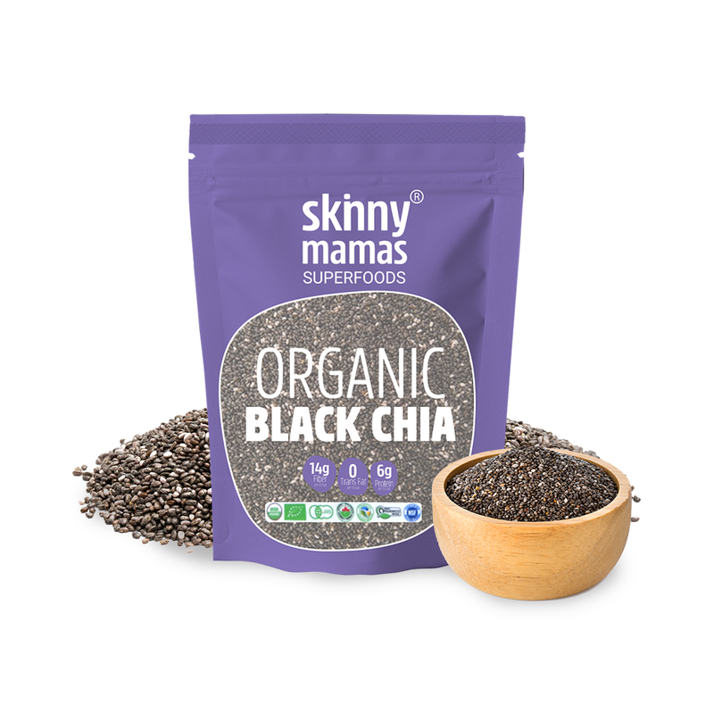 Load image into Gallery viewer, Skinny Mamas Organic Black Chia 500g
