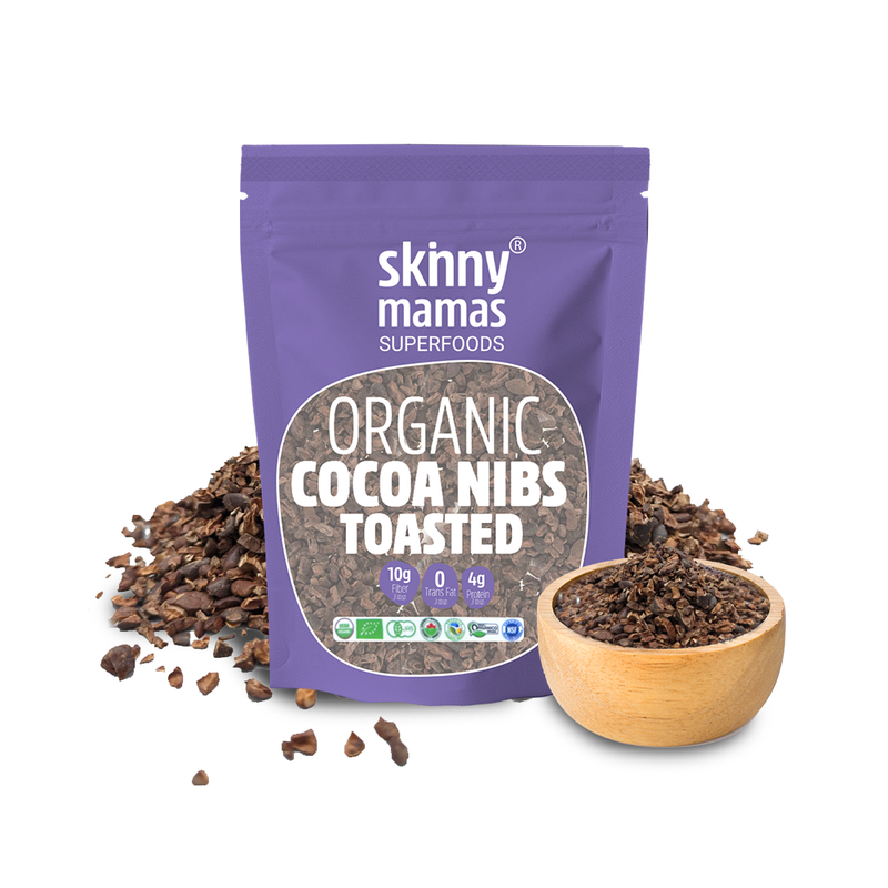 Load image into Gallery viewer, Skinny Mamas Roasted Cacao Nibs 350g
