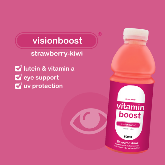 Vitamin Boost Visionboost Strawberry Kiwi Vitamin Drink - 600ml