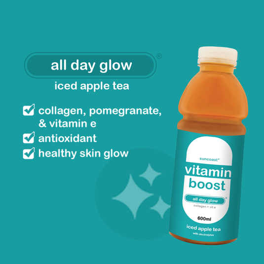 Vitamin Boost All Day Glow Iced Apple Tea - 600ml