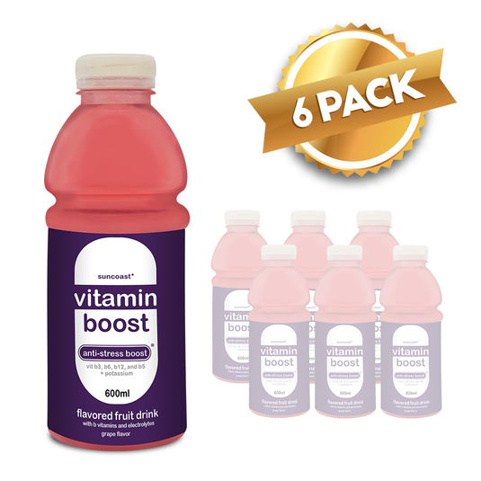 Vitamin Boost Anti-Stress Boost Grape Vitamin Drink - 600ml