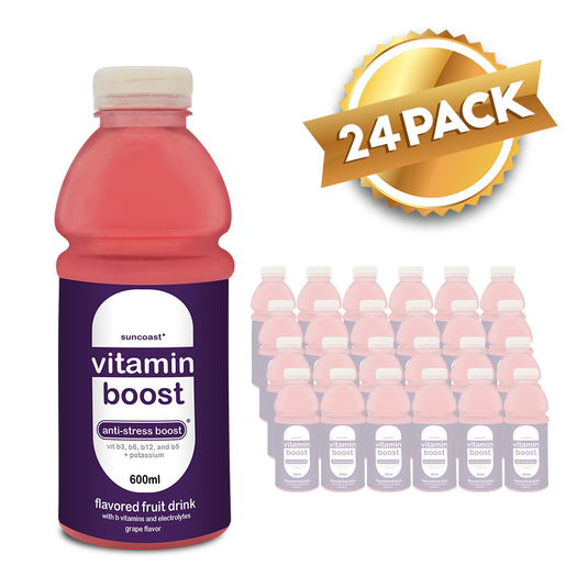 Vitamin Boost Anti-Stress Boost Grape Vitamin Drink - 600ml