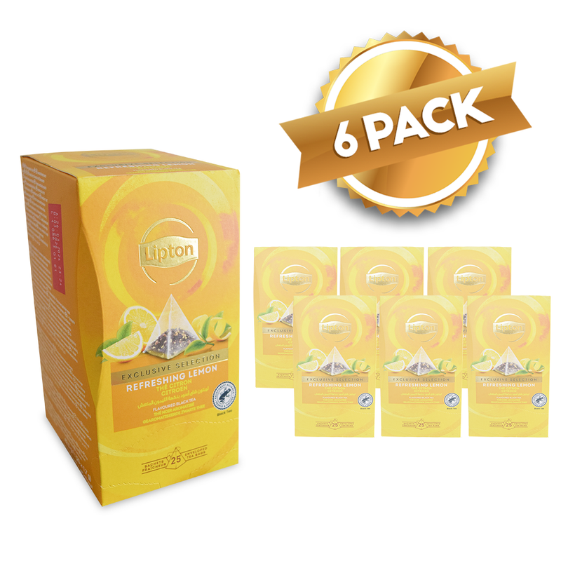 Load image into Gallery viewer, Lipton Exclusive Selections - Refreshing Lemon (1.7g x 25 Tea Bags)
