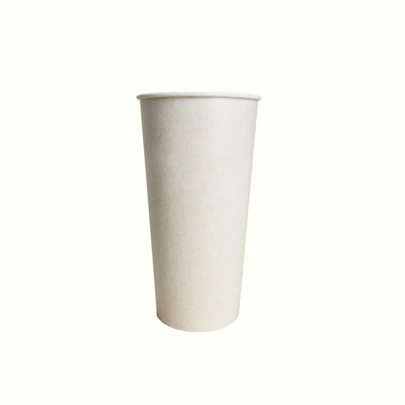 Econtainer C009 22oz Sugarcane Bagasse Cold Cup Compostable and Eco-friendly Food Packaging [50 pcs.] - Without Lid