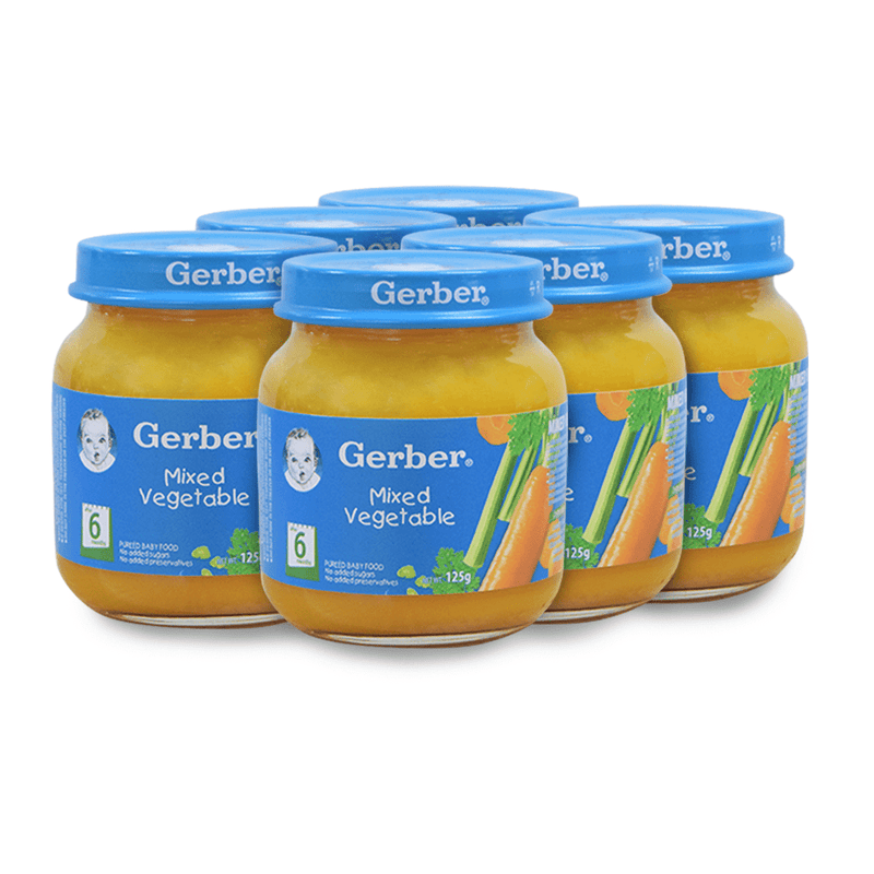 Load image into Gallery viewer, GERBER Mixed Veg Puree 125g
