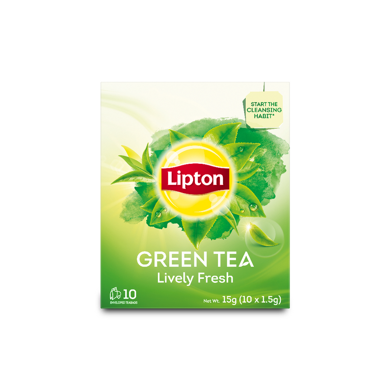 Load image into Gallery viewer, Lipton Fresh Green Tea- 10 sachets x 1.5g
