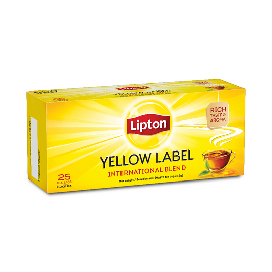 Lipton Yellow Label Tea Black Tea (2g x 25 Tea Bags)