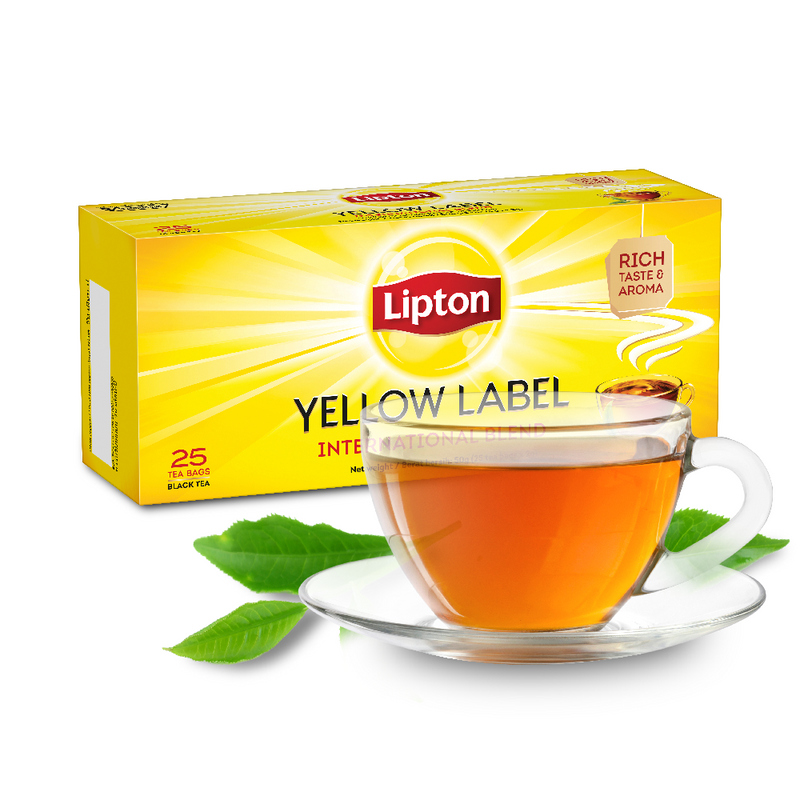 Load image into Gallery viewer, Lipton Yellow Label Tea Black Tea (2g x 25 Tea Bags)
