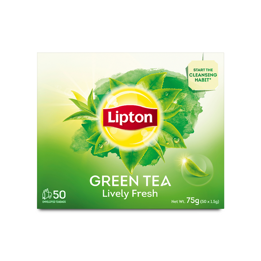 Lipton Fresh Green Tea- 50 sachets x 1.5g