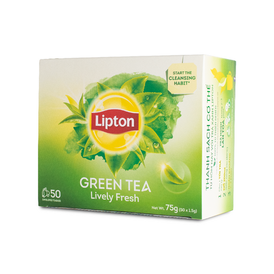 Lipton Fresh Green Tea- 50 sachets x 1.5g