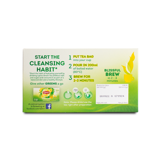 Lipton Fresh Green Tea- 50 sachets x 1.5g
