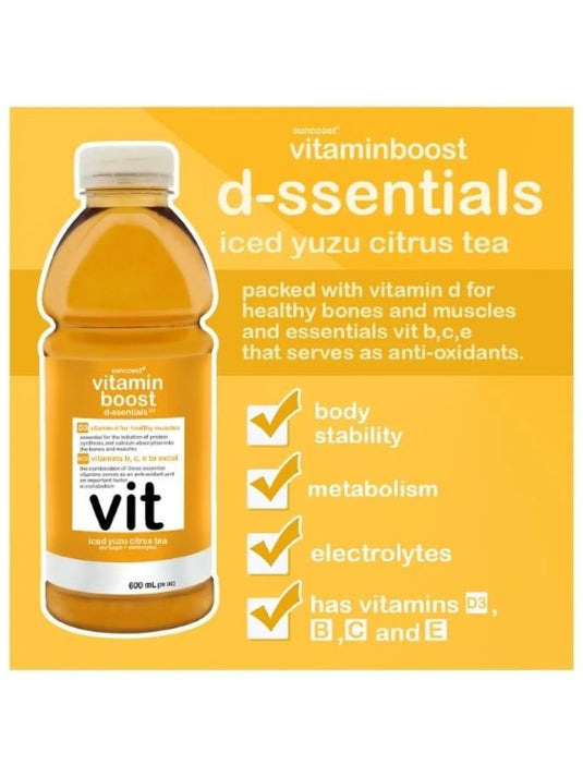 Vitamin Boost Ice Yuzu Citrus Tea 600ml
