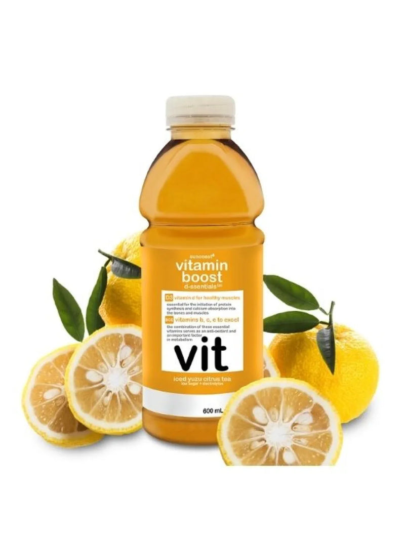 Load image into Gallery viewer, Vitamin Boost Ice Yuzu Citrus Tea 600ml
