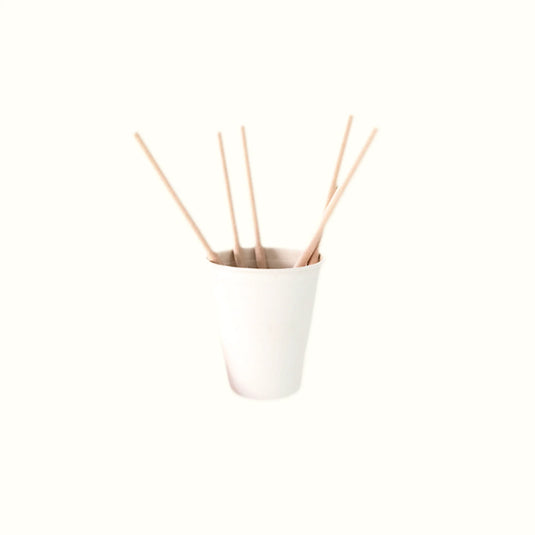 Econtainer ST02 197mm Sugarcane Bagasse Straw Compostable and Eco-friendly [100 pcs.]