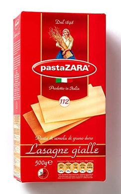 Pasta Zara Lasagne Gialle 112 500g - ITALY