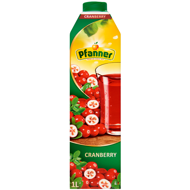 Load image into Gallery viewer, Pfanner Cranberry Juice 1L
