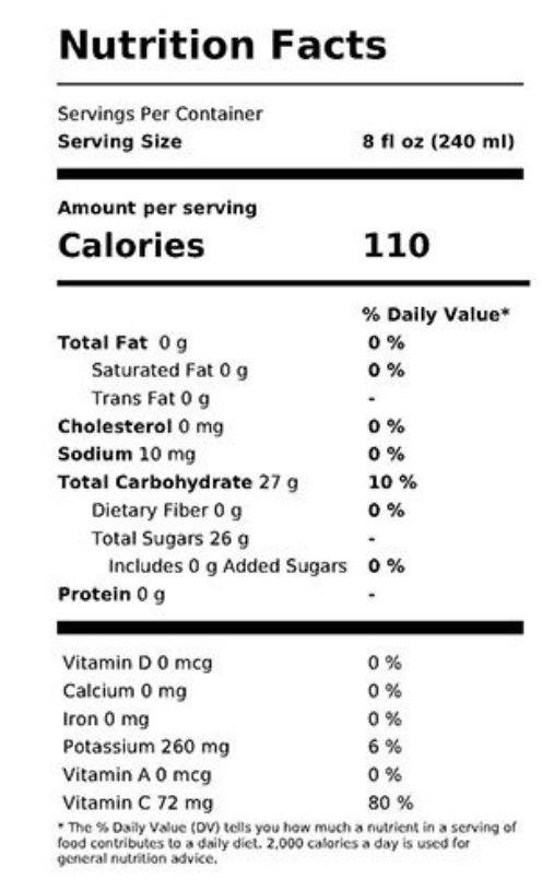 Apple & Eve 100% Apple Juice 64oz /1.89L (No Sugar Added)