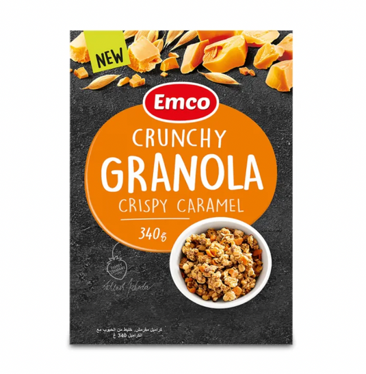 Emco Crunchy Granola Crispy Caramel 340g