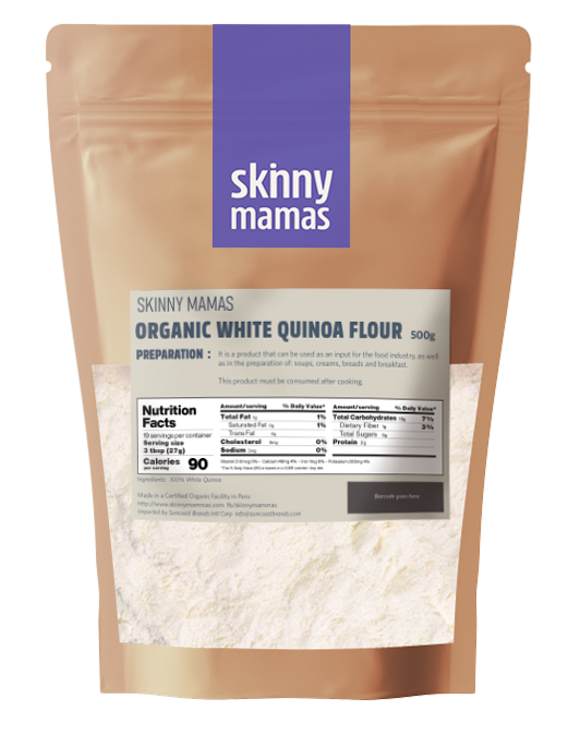 Skinny Mamas Organic White Quinoa All Purpose Flour 400g
