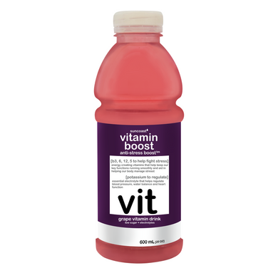 Vitamin Boost Anti-Stress Boost Grape Vitamin Drink - 600ml