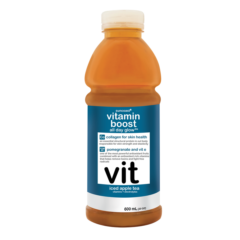 Load image into Gallery viewer, Vitamin Boost All Day Glow Iced Apple Tea - 600ml
