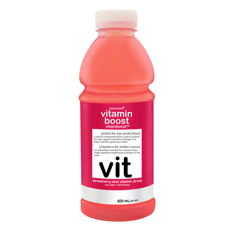 Load image into Gallery viewer, Vitamin Boost Visionboost Strawberry Kiwi Vitamin Drink - 600ml
