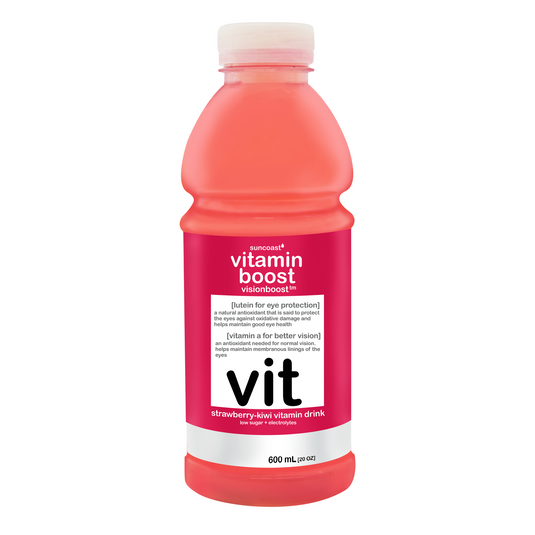 Vitamin Boost Visionboost Strawberry Kiwi Vitamin Drink - 600ml