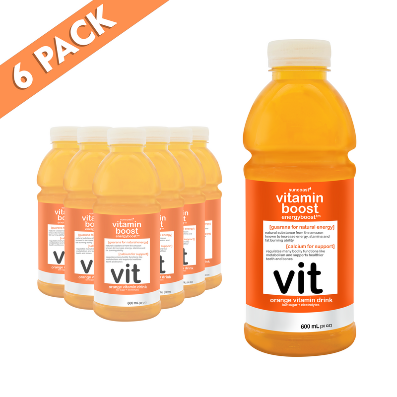 Load image into Gallery viewer, Vitamin Boost Energyboost Orange Vitamin Drink - 600ml
