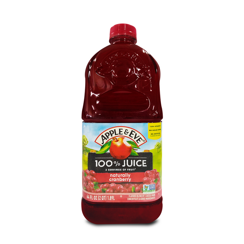 Load image into Gallery viewer, Apple and Eve Cranberry 100% Juice 64oz /1.89L (No Sugar Added)
