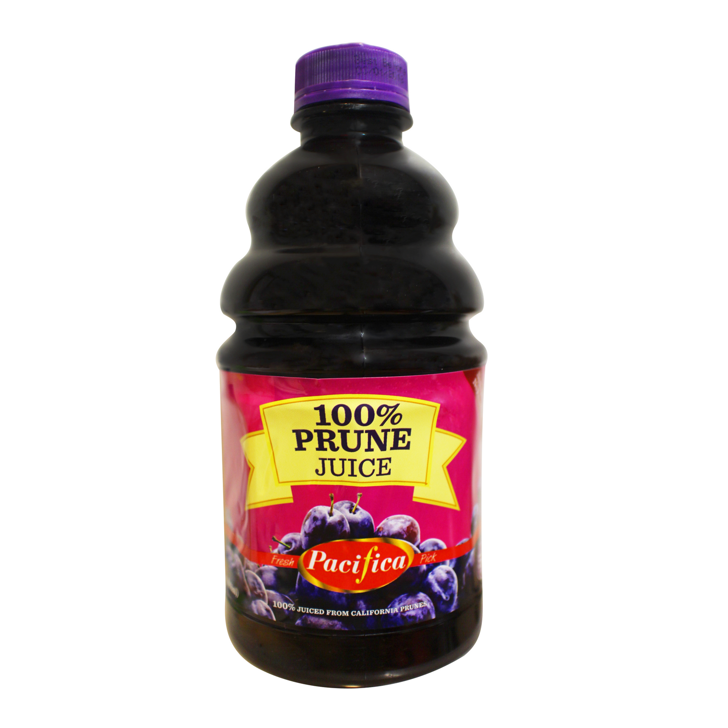 Imagem de um produto saudável, como o suco de ameixa, que pode ser uma escolha saudável para manter a energia durante longas gravações, como as que Alan Ritchson pode enfrentar em seus projetos.